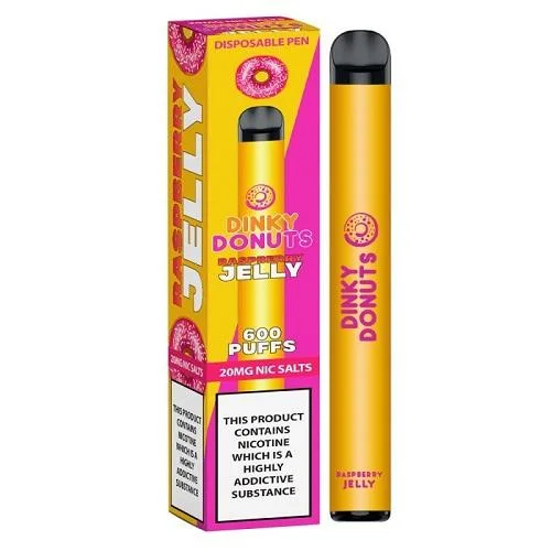 Cigarrillo E E-cigarrillo Pen Dinky desechables Donuts 600 inhalaciones 2ml Pre-Filled el rodillo de malla caso auténtico de la batería recargable 400mAh