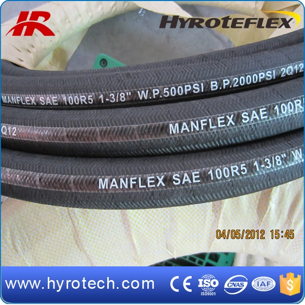 Rubber Hose SAE 100r5 High Pressure Hydraulic Hose for Construction Machine Oil Return System