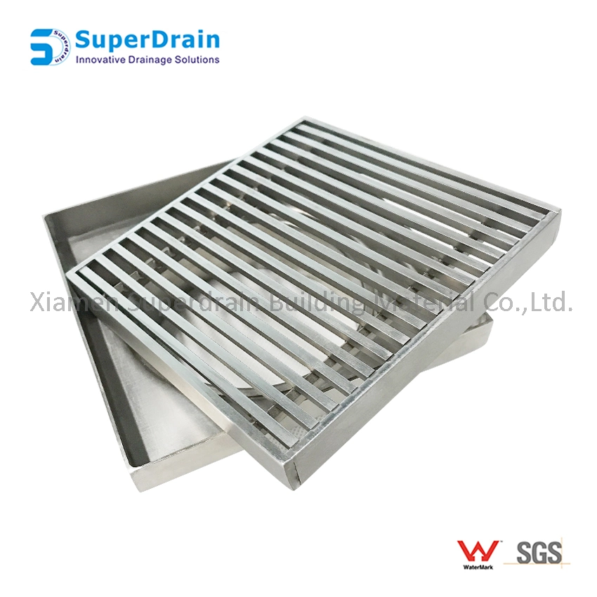 Sdrain S/S Square Channel Shower Drain for Washing Machine