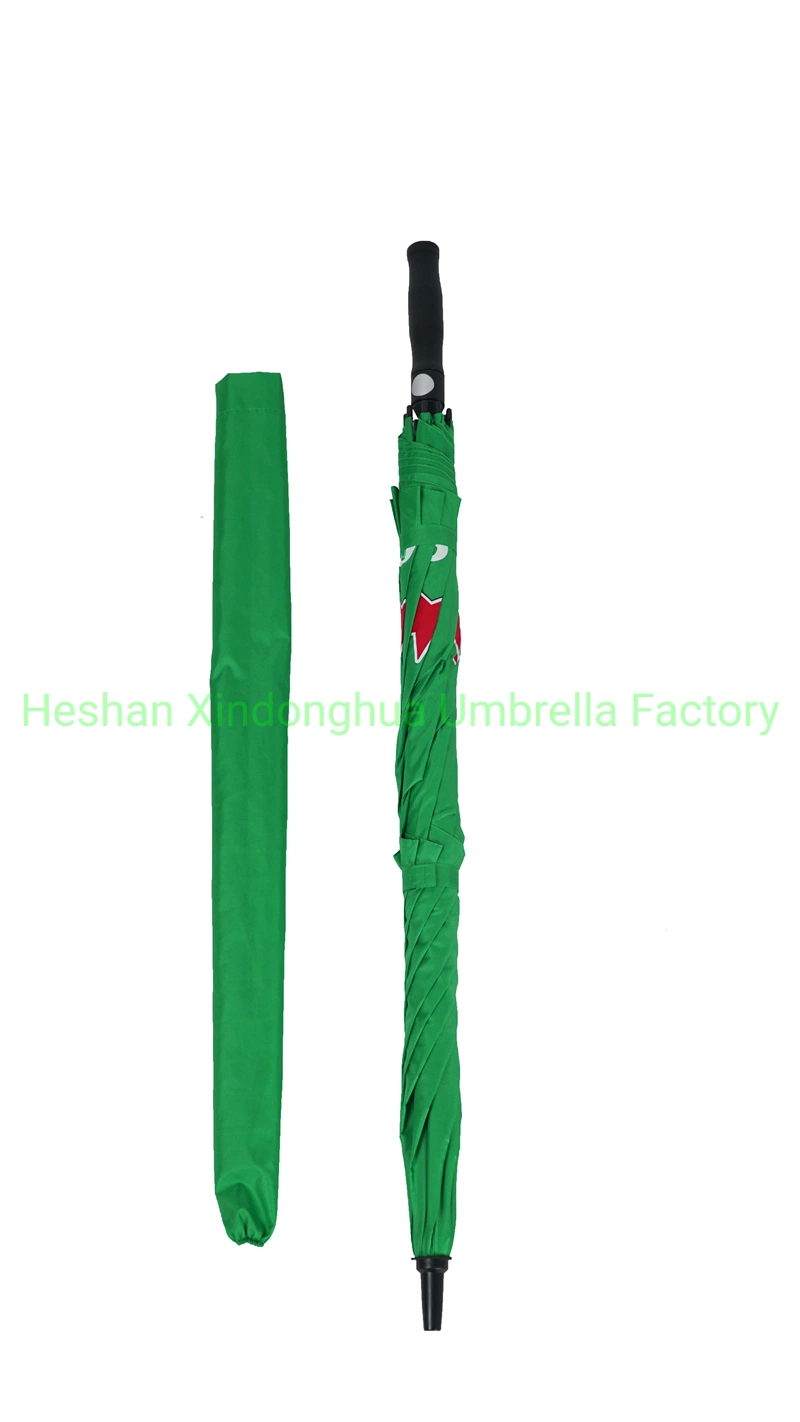 30 Inch Auto Open Double Canopies Vent Straight Golf Umbrella For Promotional Gift (GOL-0030FAD)