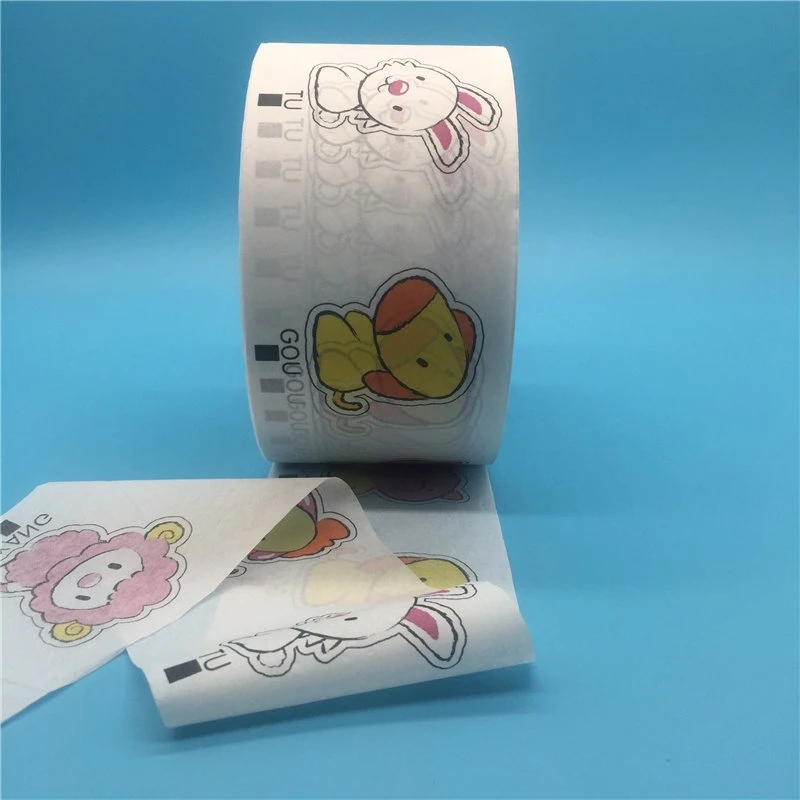 OEM Supported Diaper Printed Tissue Frontal Tape