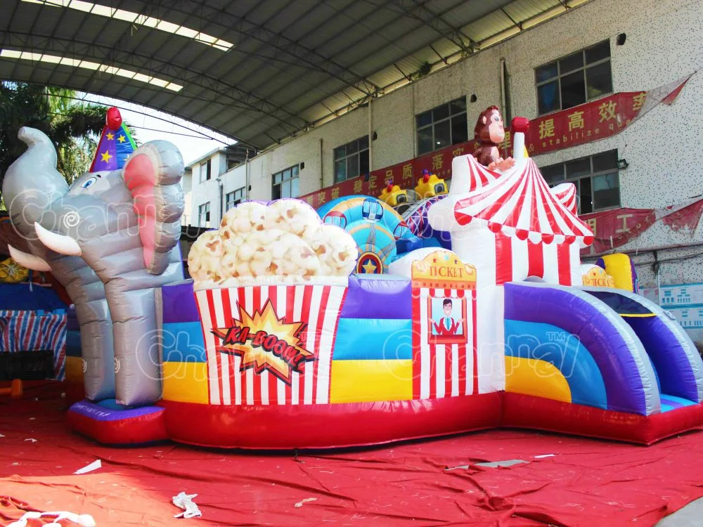 Giant Commercial Outdoor Inflatable Amusement Park Inflatable Playground Chob641L