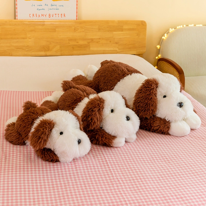 95cm Wholesalers of Plush Toys Long Eared Lying Plush Dog