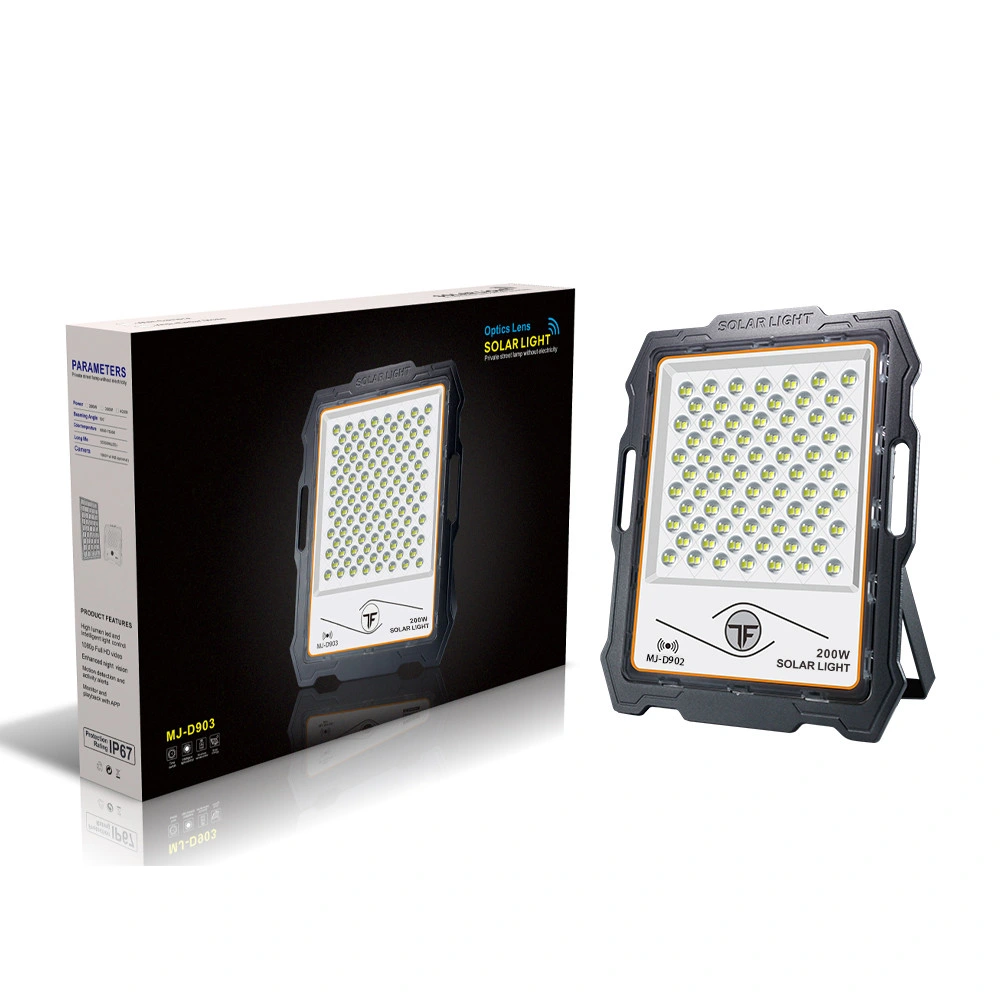 100W Fernsteuerungs-LED Solarflut-Licht mit CCTV-Kamera