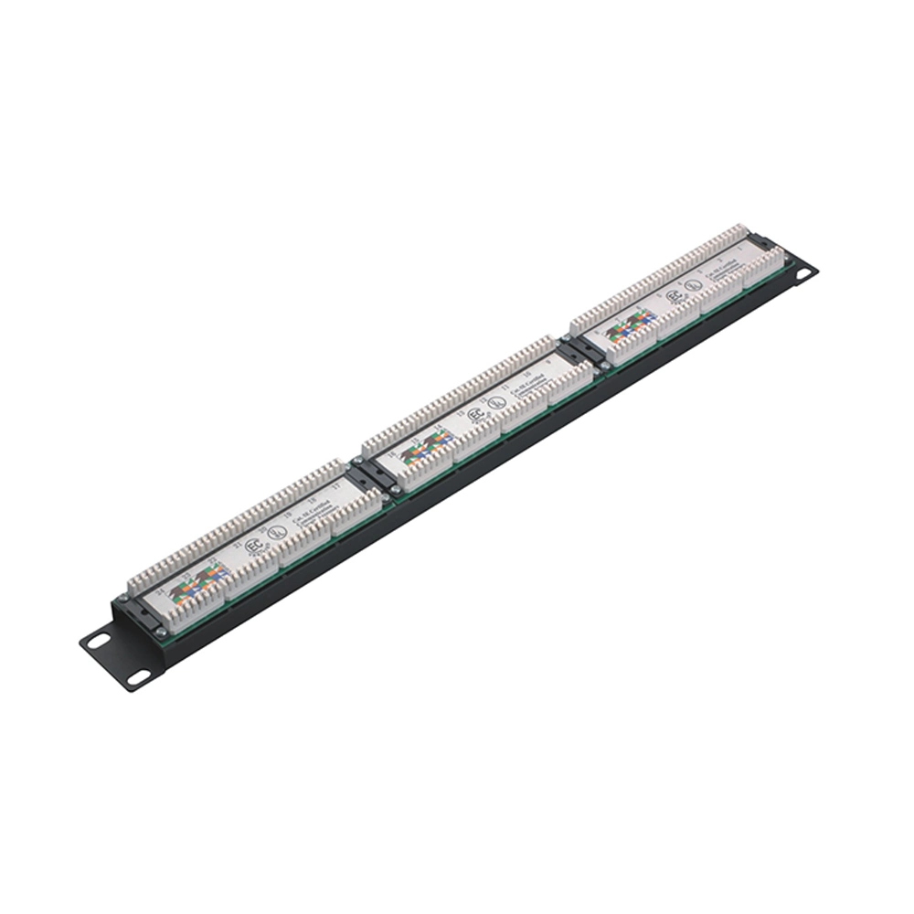 Cat5e 1u 24 48 Port Patch Panel Cat5e UTP Network RJ45 Patch Panel