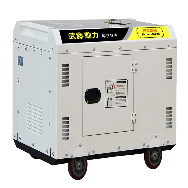 5kVA 5kw Super Silent Electric Start Engine Diesel Power Generator Set