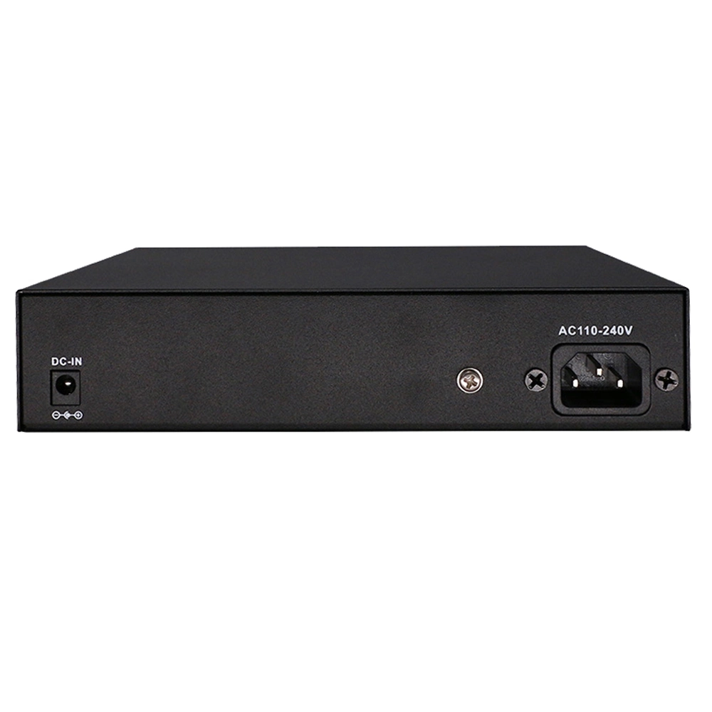 1000m de 8 puertos switch POE 802.3af/soporte en el poder para cámara IP (TS0804G)