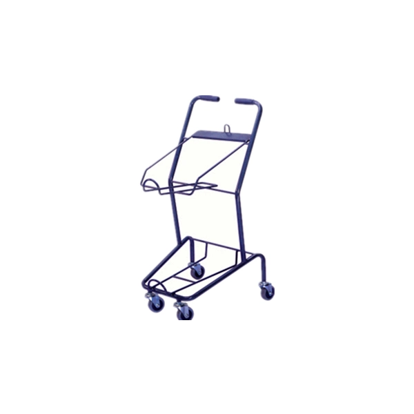 Zinc Wire Basket Trolley Supermarket Shopping Trolley Cart