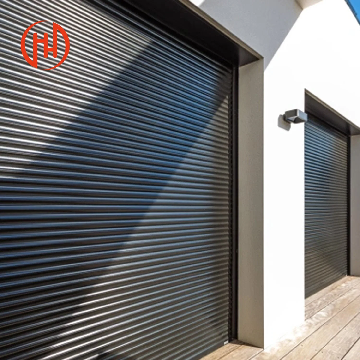 Industrial Warehouse Roll-up Doors Control eléctrico aluminio aleación Slat Roller Puerta del obturador