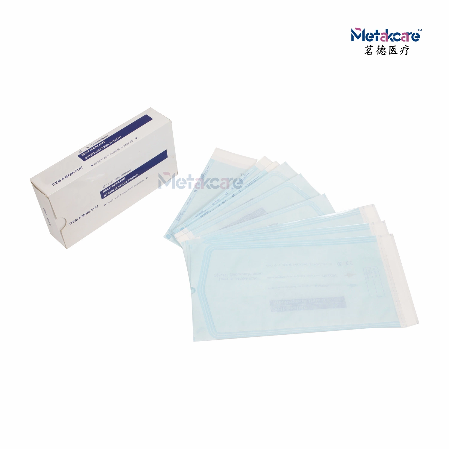 Breathable Medical/ Dental Sterilization Reel Bag Pouch Disposable Sterile Roll