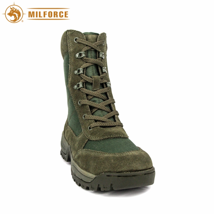 Military Style Panama Rubber Sole Olive Green Anti Slip Jungle Military Style Combat Boots Manufacturer