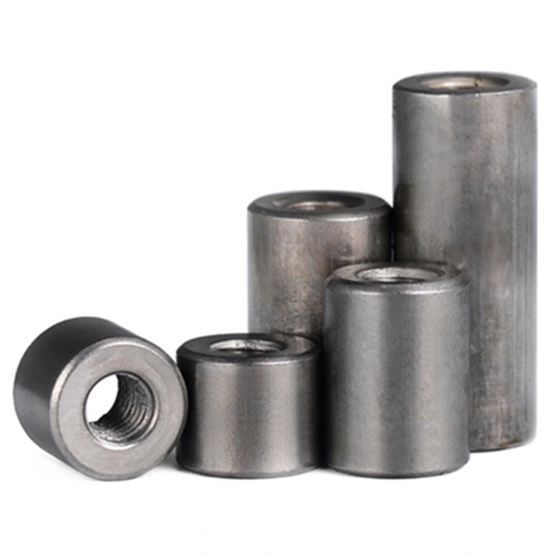 Factory Customize Zinc Nuts Hardware Fasteners Round Coupling Nut