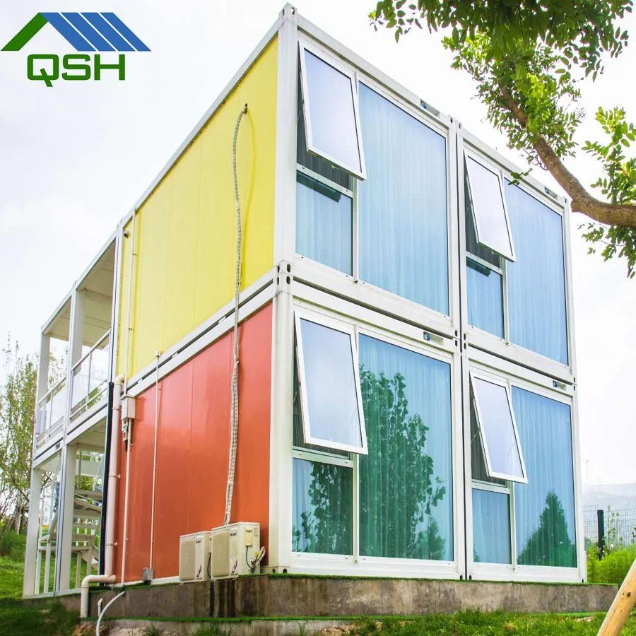 Fertighaus Resort Stahl Container Gebäude Aluminium Glas Sunshine House
