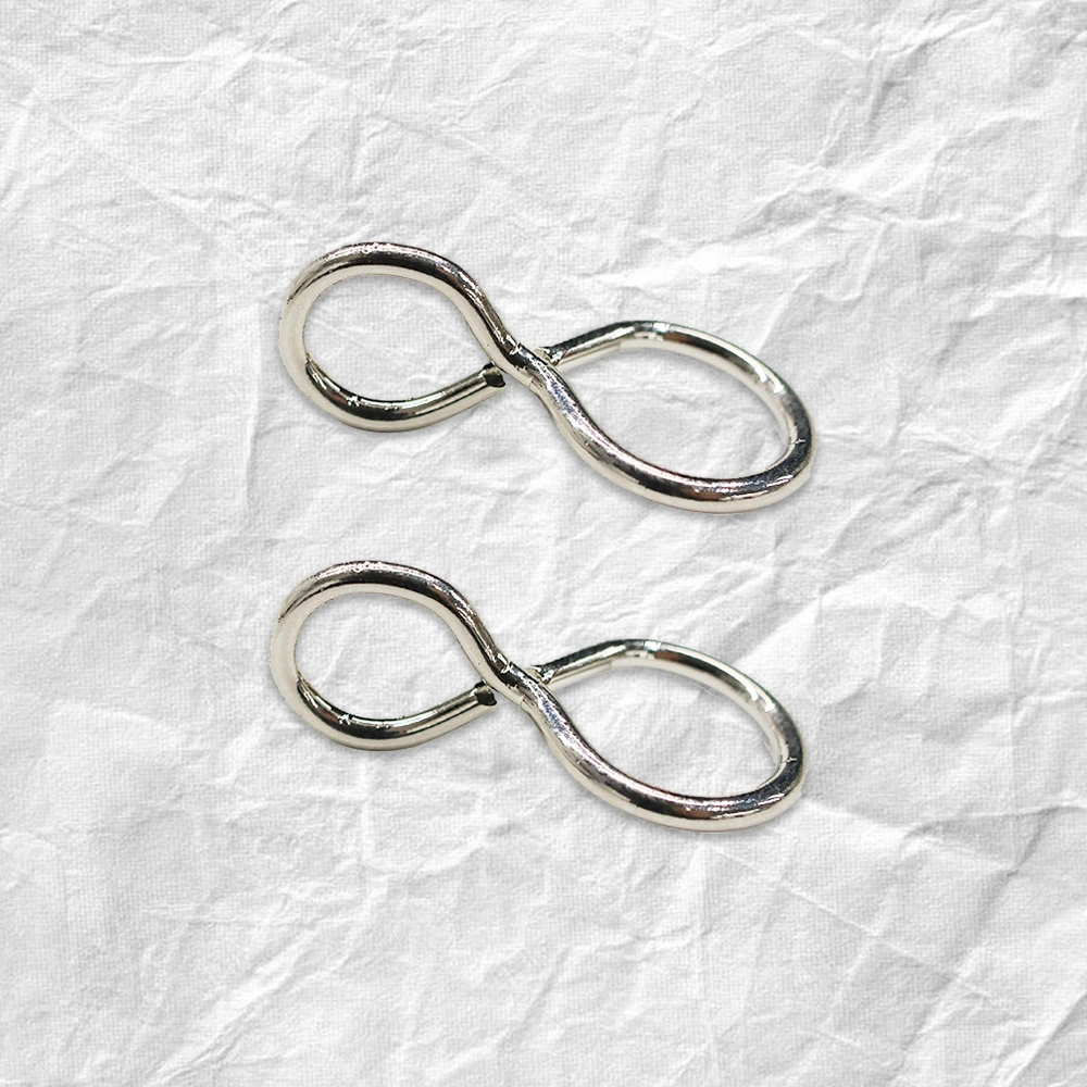 OEM Spring Manufacturer Small Twisted 90 Galvanized Metal Steel Hook