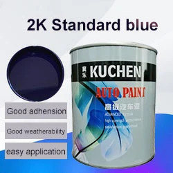 Popular High Application Acrylic Auto Paint Hot Selling Competitive Price Car Paint 2K Topcoat Autocoat Ms Standard Blue A208d