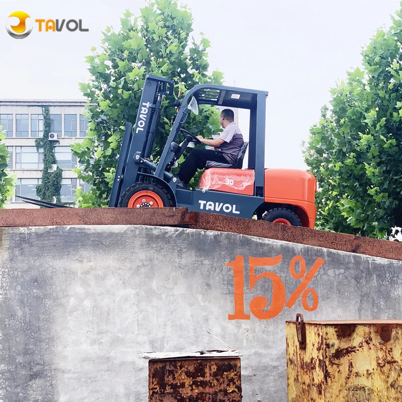 Tavol Brand 3ton 2.5 Ton Diesel Forklift Used Forklift 3 Stage Mast Cheap Price