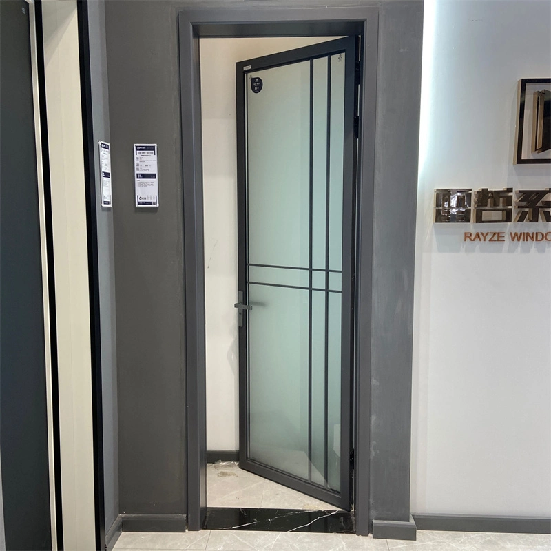 Hotel Villa Interior Bathroom Toilet Glass Flame Retardant Kitchen Glass Aluminum Plastic Security Sliding Swing Door