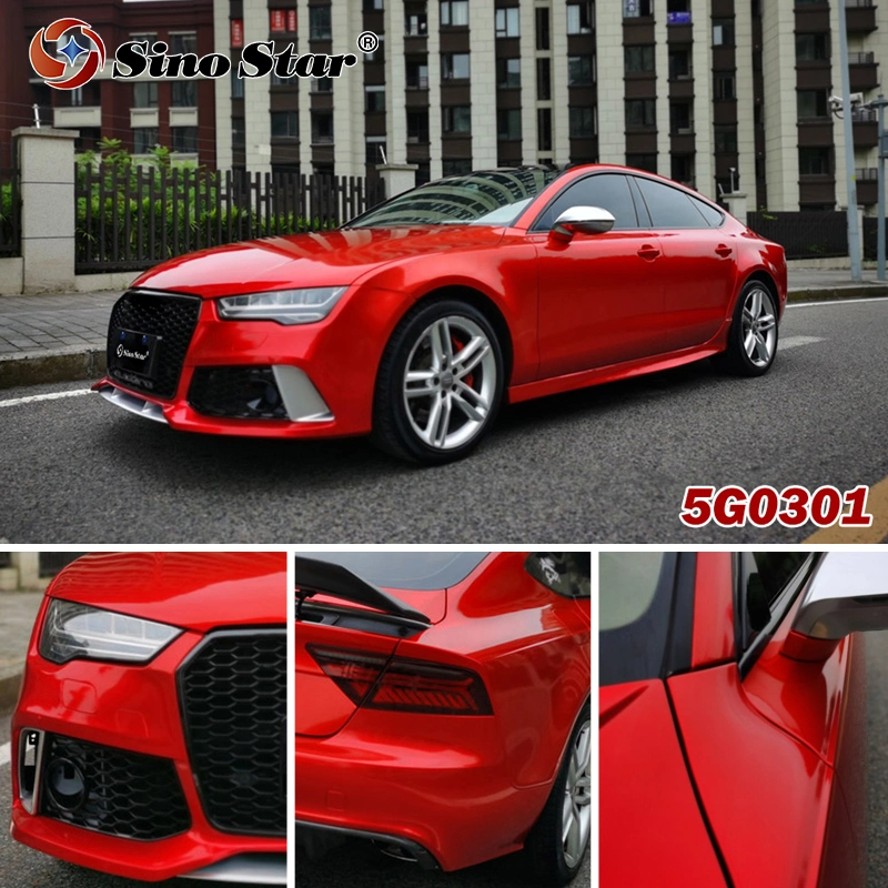 S5g03 Series Pearl Metal Film Auto Accessories Car Sticker Wrap (تغليف ملصق السيارة) لفائف فينيل من ألياف الكربون