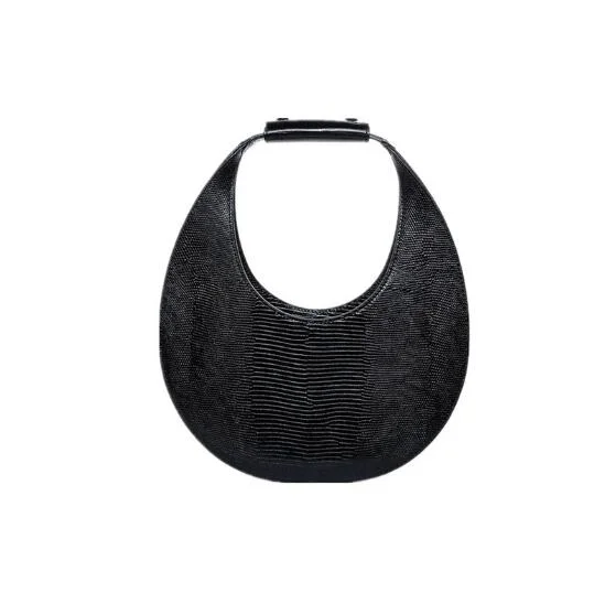 Newest Design Woman High quality/High cost performance Half Moon Shape PU Handbag