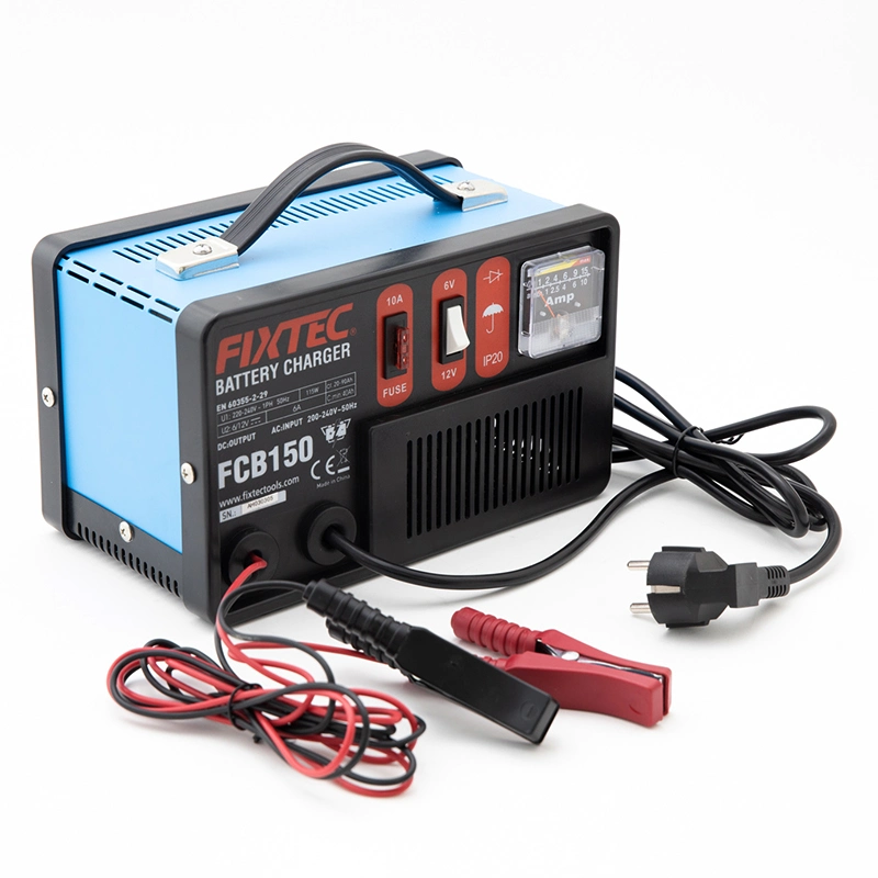 Fixtec 6/12 Volt 75/115W 6A Portable Power Battery Charger