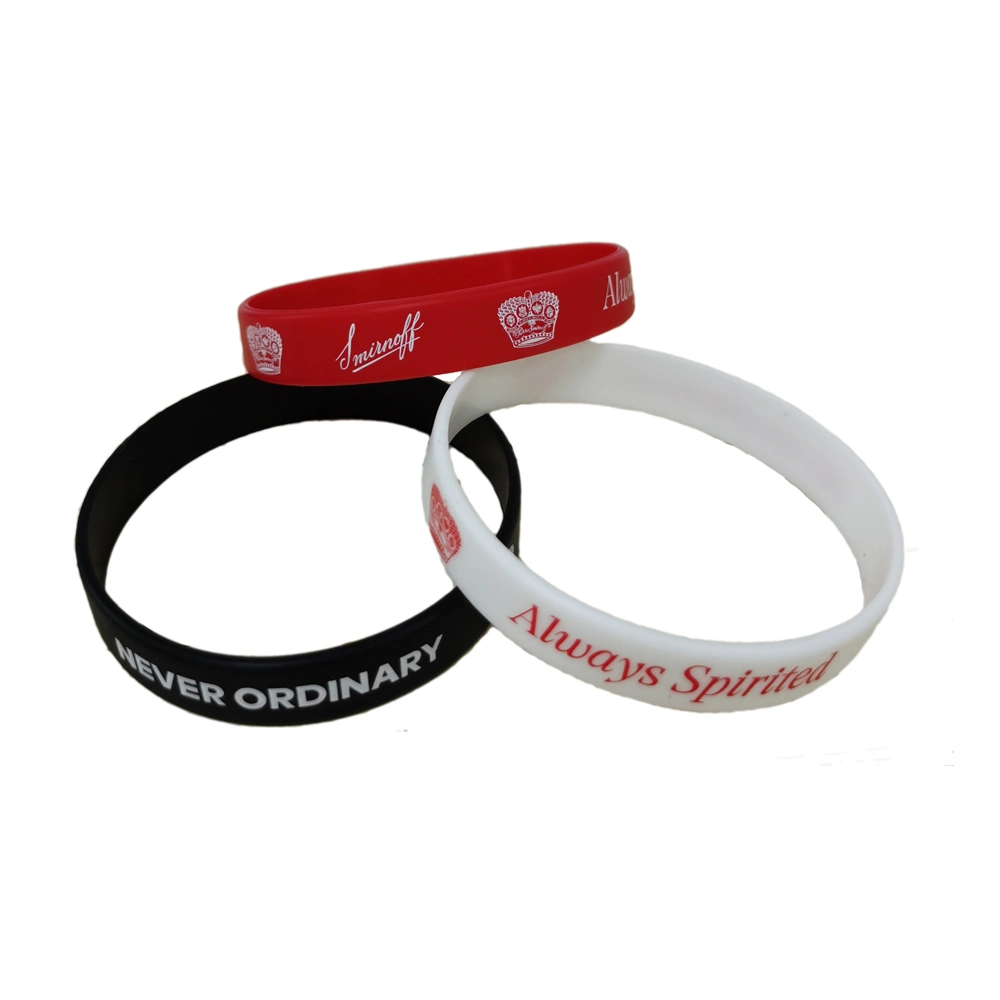 Promotion Printed Club Silicone Wristband for Party