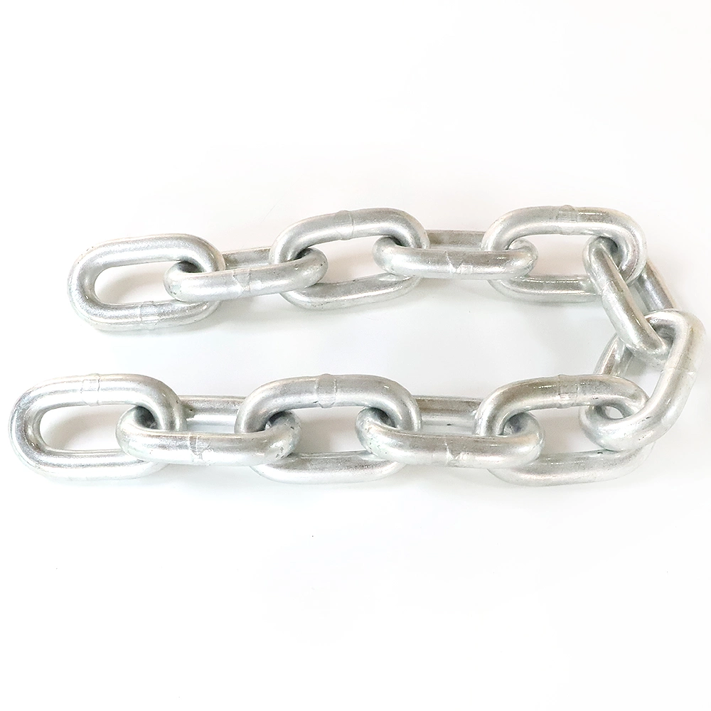 High Test G80 G100 Hot-DIP Galvanized Lifting Chain Factory Direct for Fishing Aquaculture with CE Certified