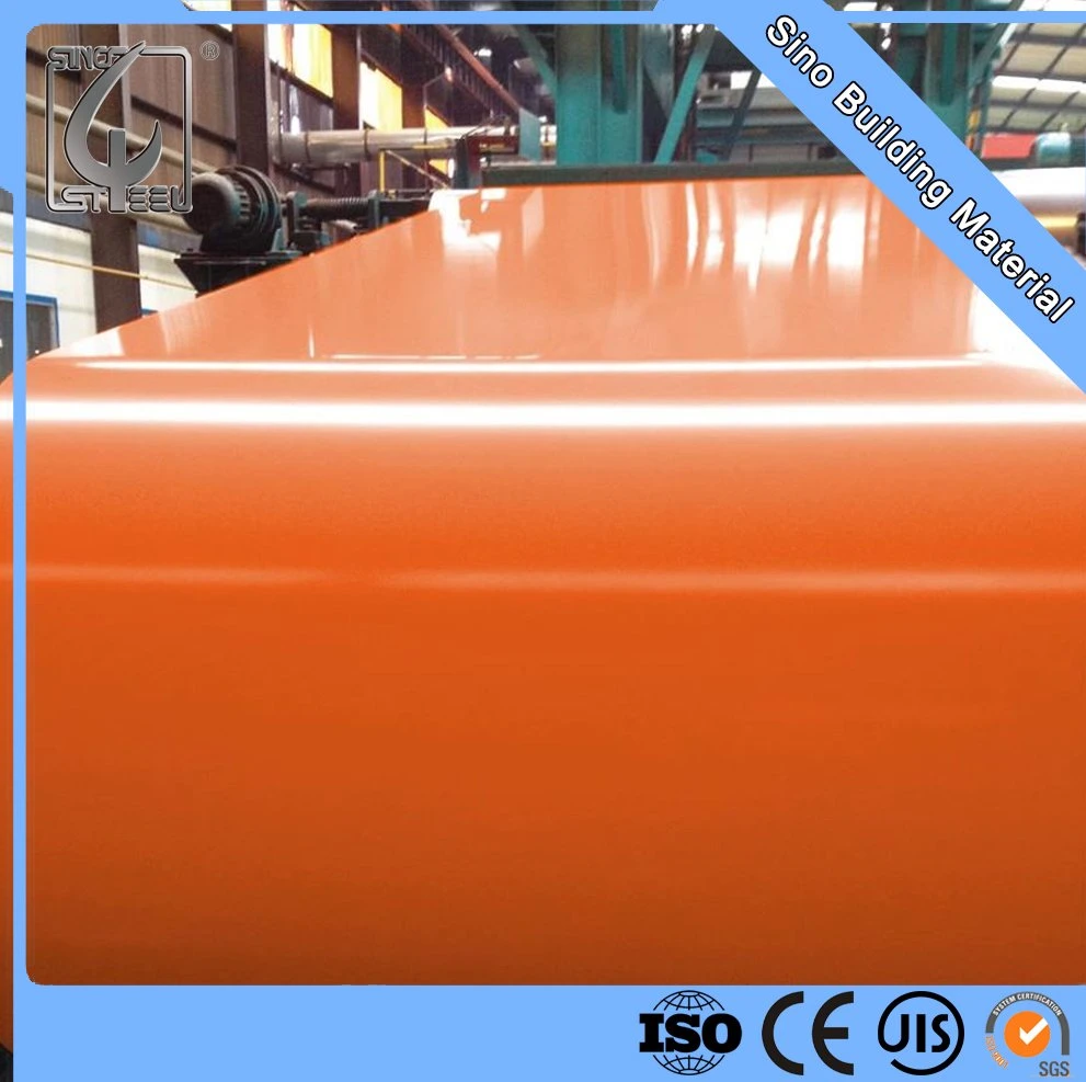 PPGI PPGL Brazil Ral9003 PVC Plastic Film Prepainted Galvalume Steel Coil