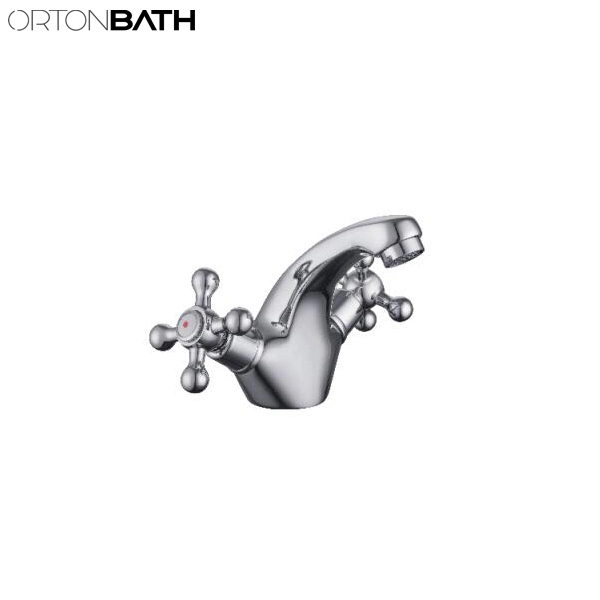 Ortonbath Medio Oriente Clásico dos mangos empuñadura Flor Baño Pica Baño Ducha bidet Baño Cuenca Cocina grifo Mezclador Cocina agua Grifo de la cuenca