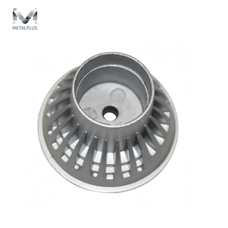 ADC12 White Powder Coated Cast Light Housing Die Casting Heat Sink Housing