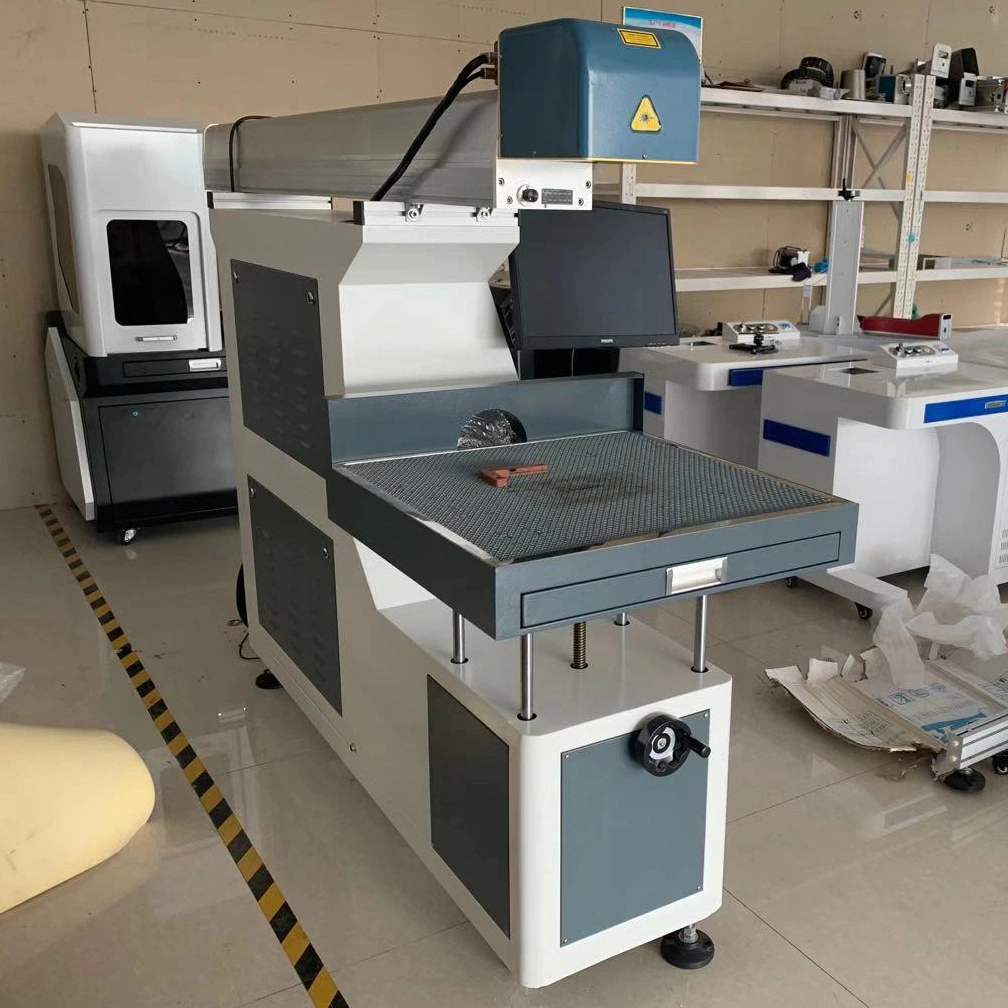 80W 100W 3D CO2 Laser Marking/Engraving/Printing Machine for Leather Plastic Marking