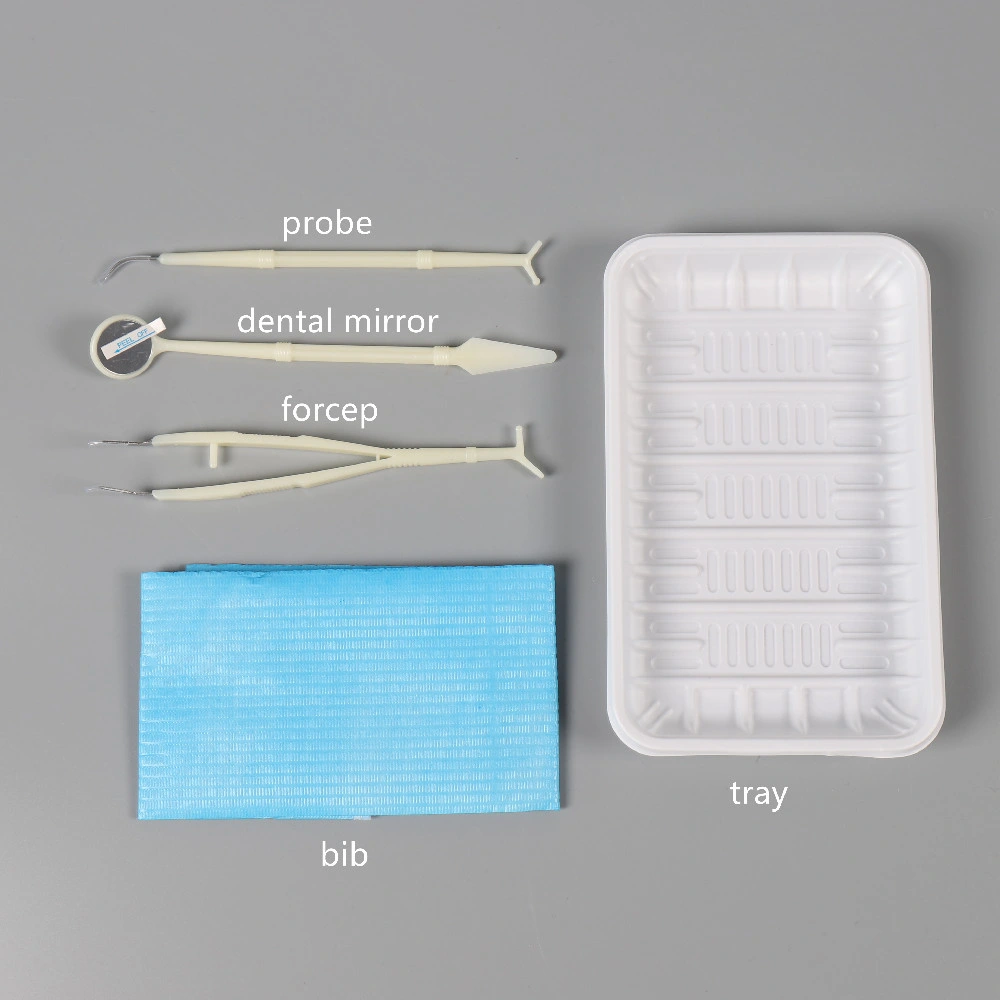 En médecine dentaire multifonction stérile jetable Diagnostic Instrument orale de l'examen des Kits de soins