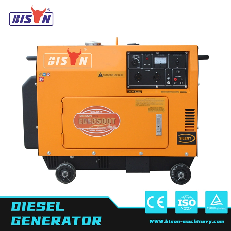 Bison 7kVA, 7.5kVA, 8kVA, 8.5kw, 10kVA, 11kVA, 12kVA, 13kVA, 14kVA, 15kVA Silent Type Portable Diesel Generator