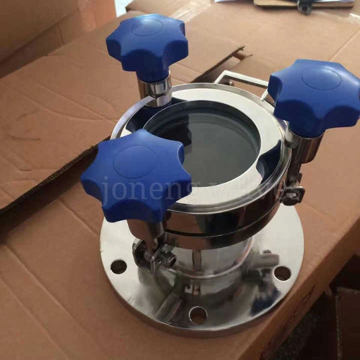 Stainless Steel Sanitary Tubular Low Pressure DIN Welding Sight Indicator for Tank Equipment