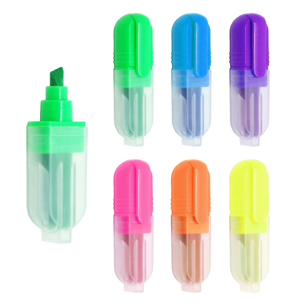 High Quality Stationery Mini Highlighter Candy Highlighter Marker Pen
