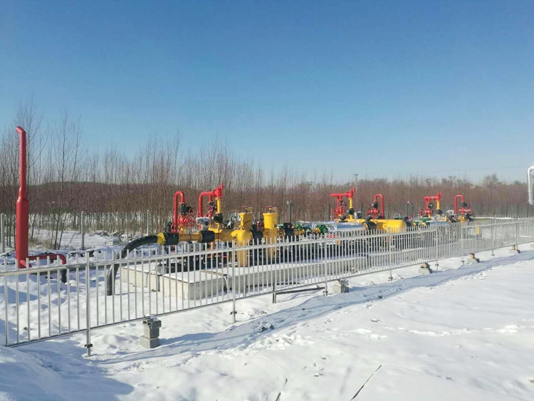 CNG Gas Pressure Regulating and Metering Transmission Station