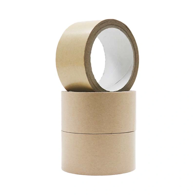 El embalaje de bandas de 48 mm Auto Adeshive Liberación Dispensador de cinta de papel Kraft marrón