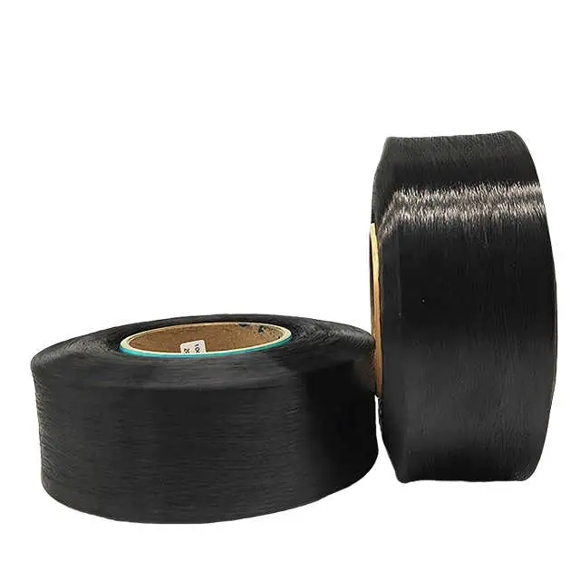 AA Grade Grs Certificate Virgin Polyester FDY Mother Yarn for Knitting and Weaving Semi Dull and Bright Ddb Black SD RW 200d/10f 300d/10f 330d/10f 420d/10f