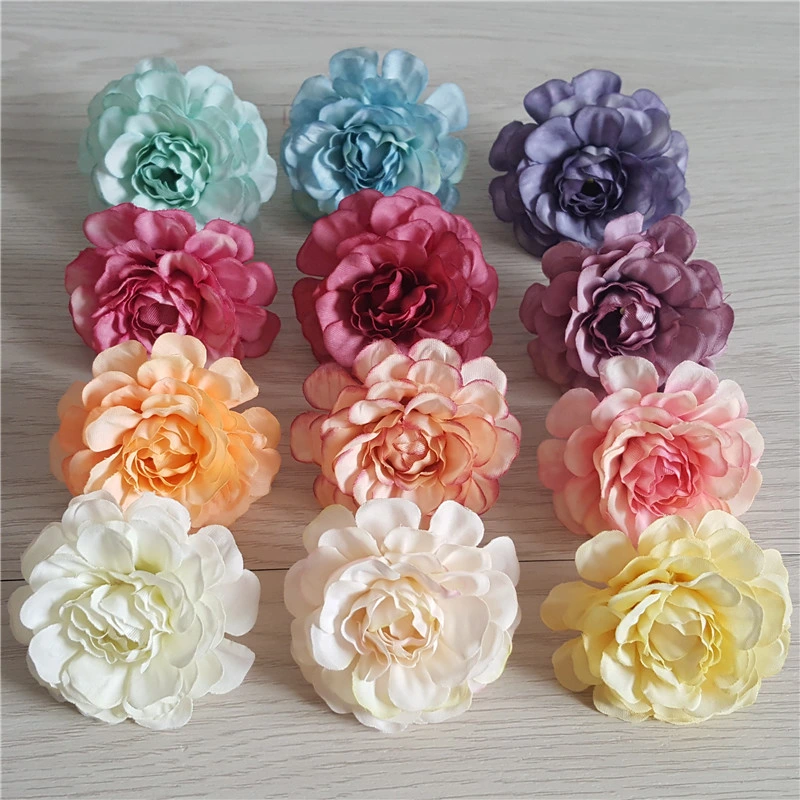 Wholesale/Supplier Valentine&prime; S Day Handmade Faux Flower Head Wedding Scattered Flower Gift Creative Peonies Artificial Flower Head