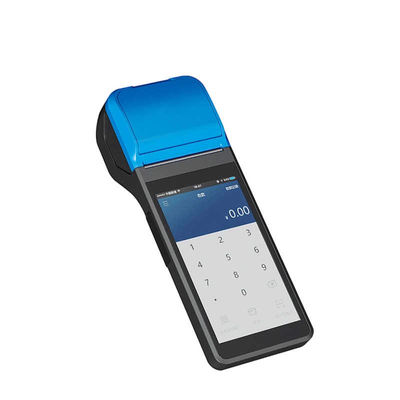 5.5 Inch Payment Mobile POS Terminal/ Portable Android Mobile 4G POS with Built-in Printer/ Android Handheld POS System