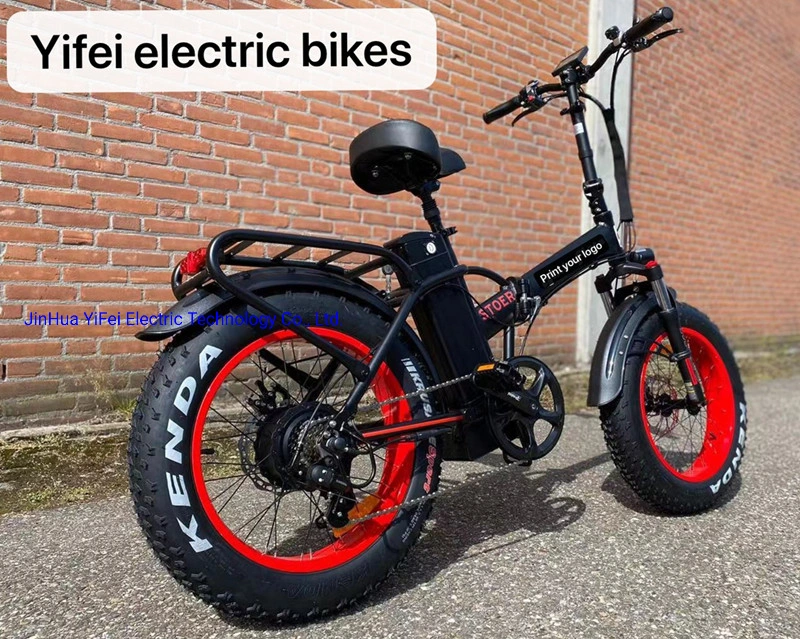 Snow Fat Tire E-Bike Folding Fat Electric Bike Motor Bicycle Ebike Directly Factory