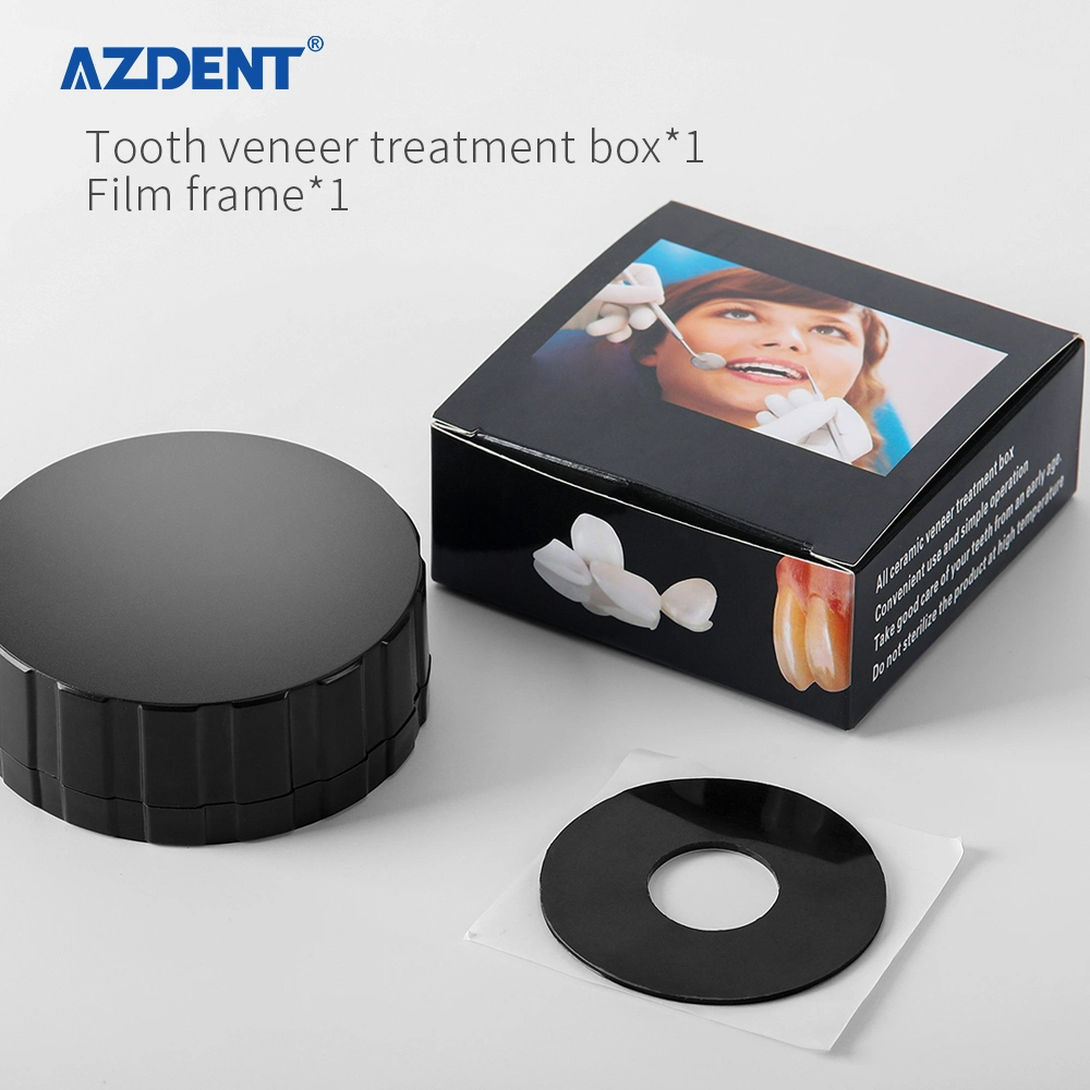 Portable Simple Arrangement Tooth Box Veneer Pretreatment Patch Tooth Box Dental All Ceramic Veneer Denture Storage Box