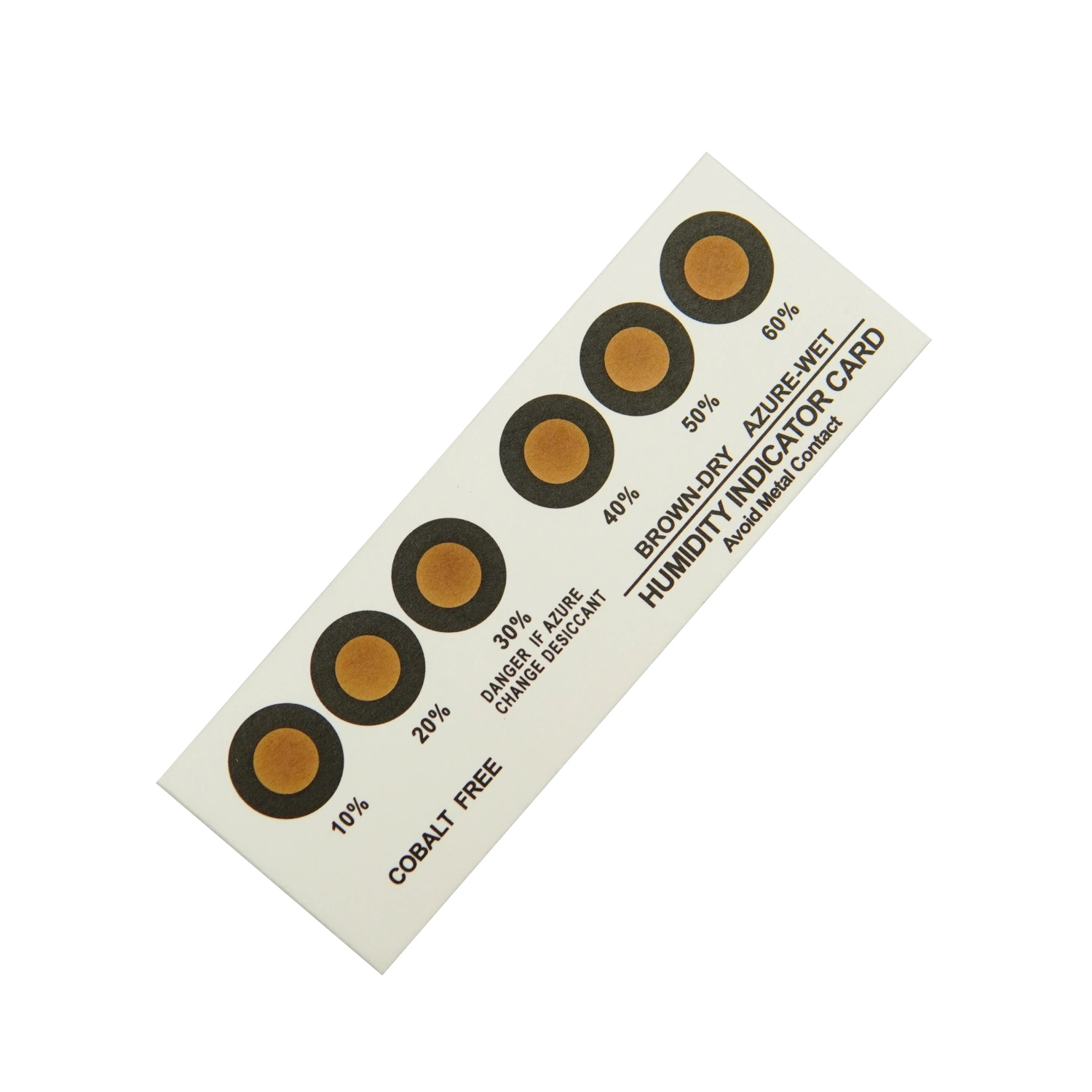 Cobalt Free Hic Humidity Indicator Card to Monitor Relative Humidity for Electronic Devices Packaging