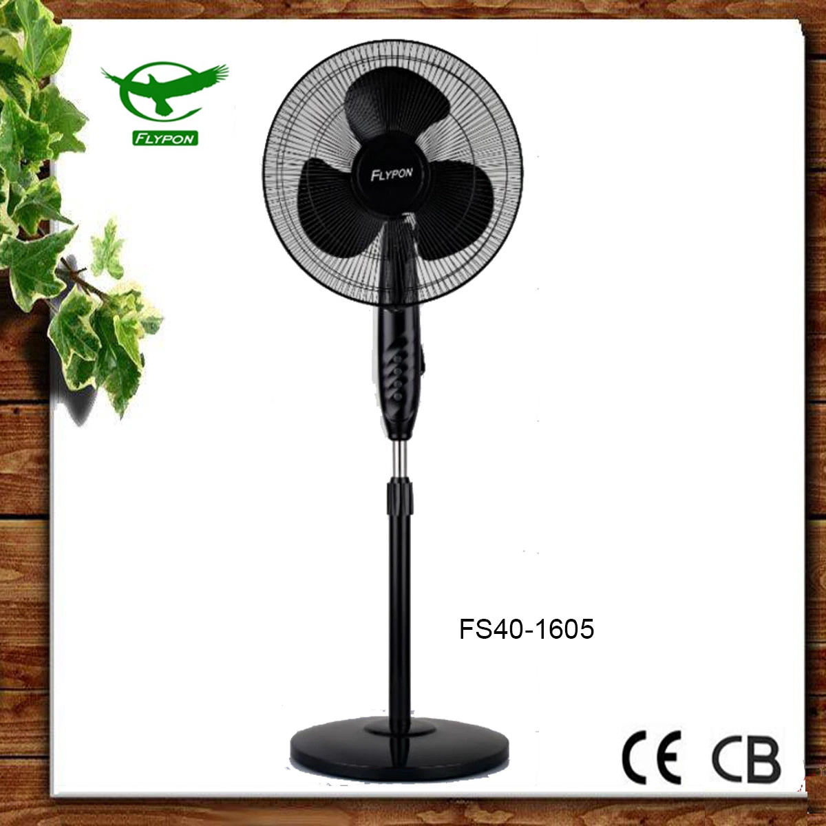 New Red Model with 5 Blade 16" Electrical Stand Fan