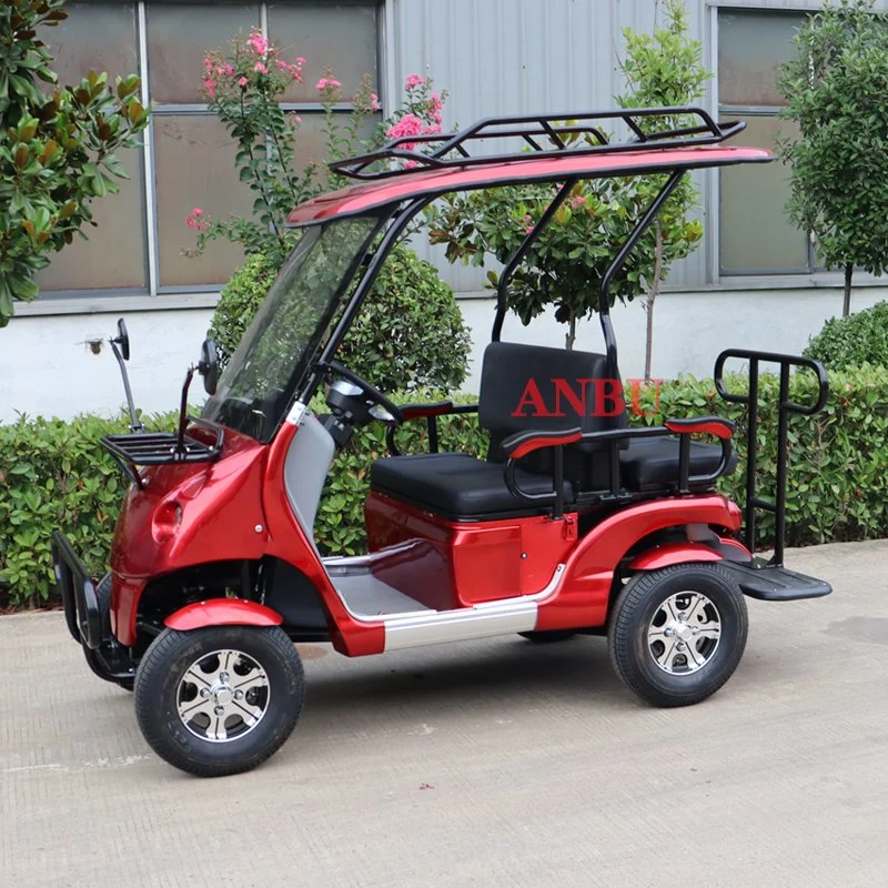 Voiture de scooter contrôleur de batterie 4 personnes voiture de golf électrique à quatre roues