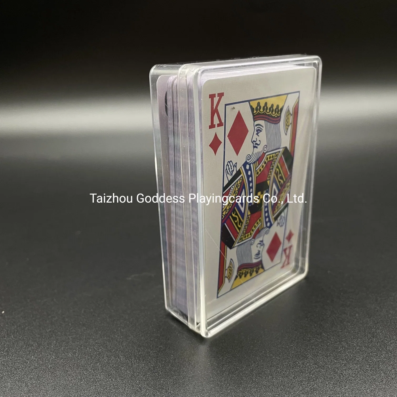 Portátil topo de gama PS transparente caixa de retângulo para um jogo de tabuleiro Playingcards padrão da plataforma