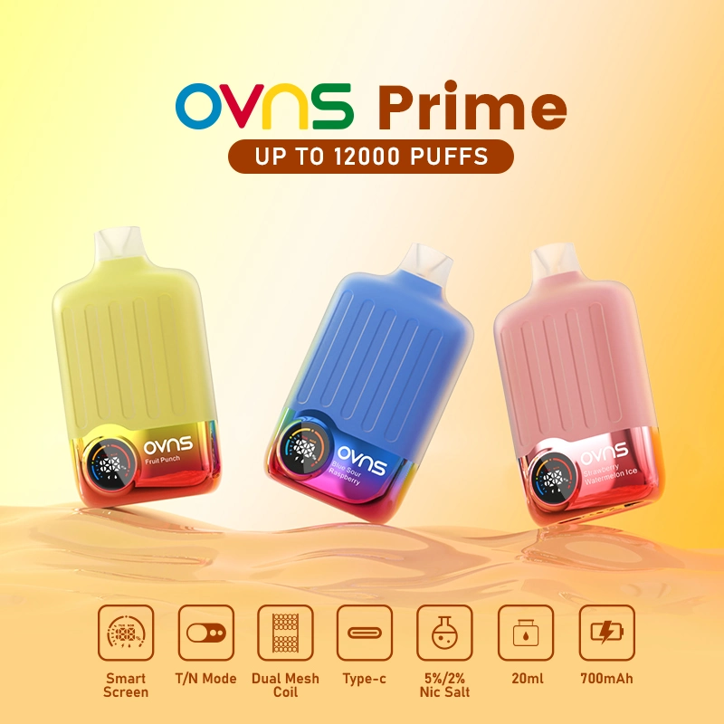 الولايات المتحدة الأمريكية Best بالجملة Ovns أحدث Vape 12000 Big Puff vaporizer قلم LED ضوء قابل لإعادة الشحن 50 ملغ عصير صحة القرد الشحن