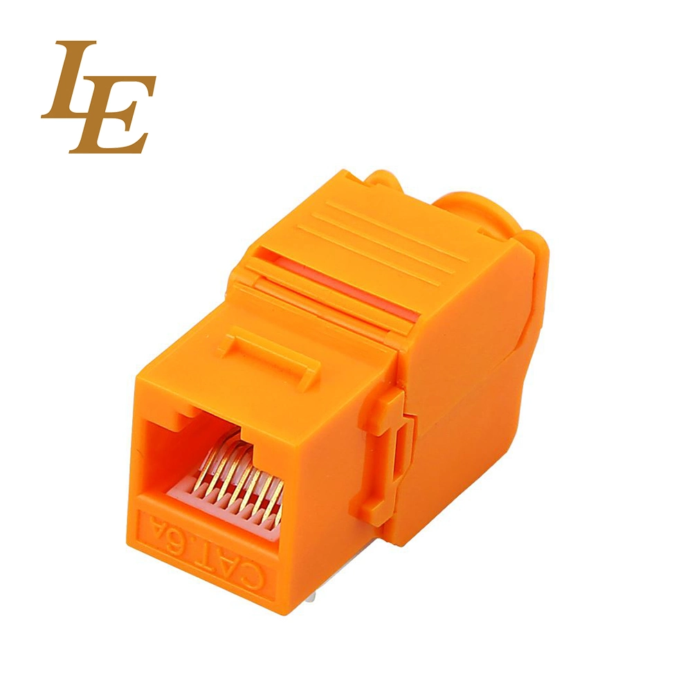 Le Brand K055 RJ45 8p8c CAT6 CAT6A UTP Toolless Keystone Modular Jack