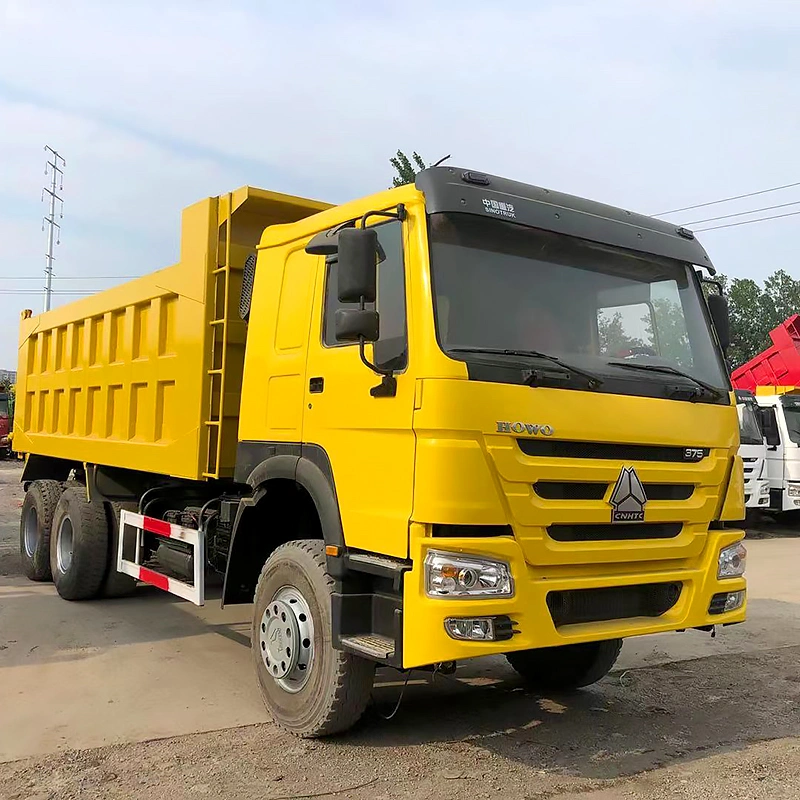 Camions-bennes HOWO d'occasion de haute qualité et à bas prix en vente en Afrique, en Asie du Sud-Est et en Amérique du Sud.