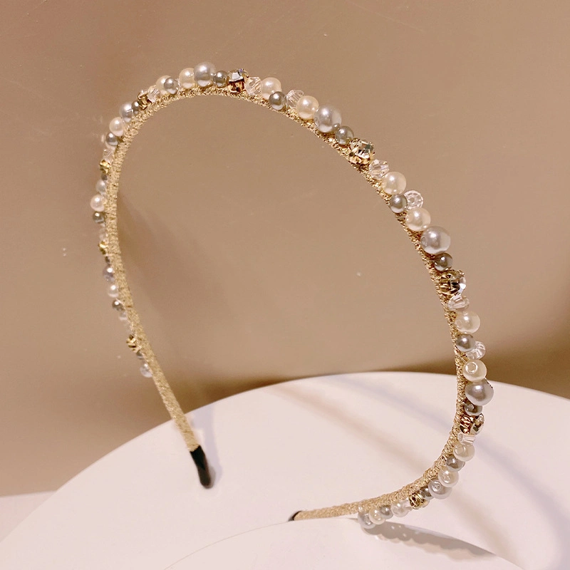 Shinning Pearl and Diamond Hairband Hair Accessories