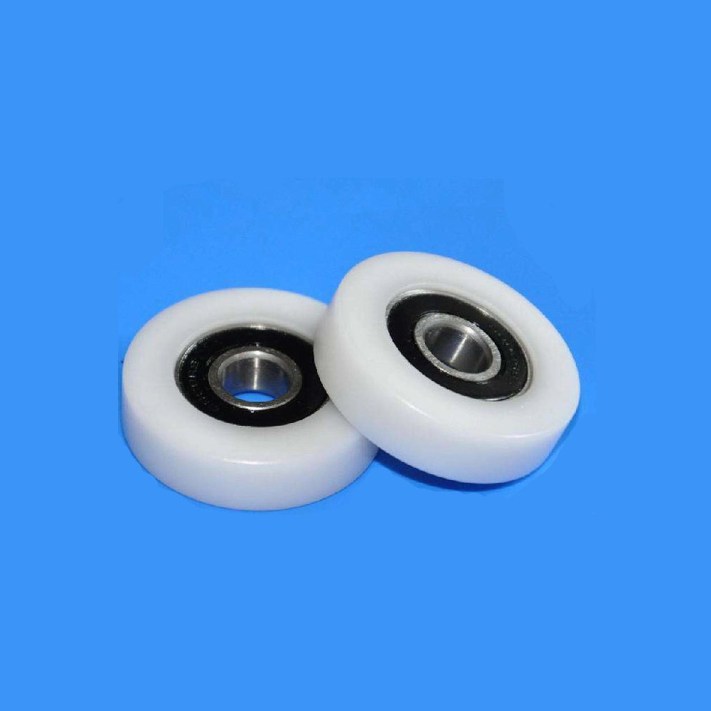 OEM Nylon / ABS / POM Plastic Sliding Window and Door Pulley Wheel with Bearing